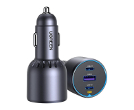 UGREEN Ładowarka samochodowa EC703 USB + 2x USB-C 75W czarna - 1488948 - zdjęcie 2